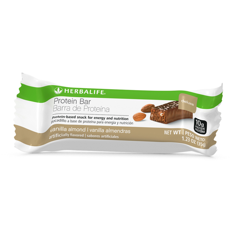 A vanilla almond protein bar